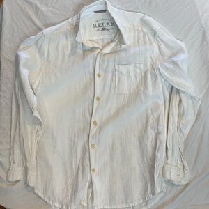 Tommy Bahama White Casual Button Down Shirt